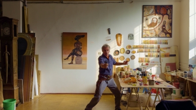 The film Public Space focuses on the works of František Skála in the landscape and in the city