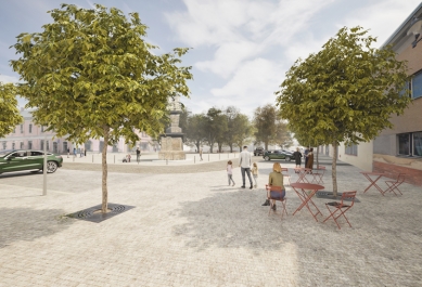Český Brod pokračuje v přípravě rozsáhlé obnovy náměstí v historickém centru - foto: ATELIER 111 architekti