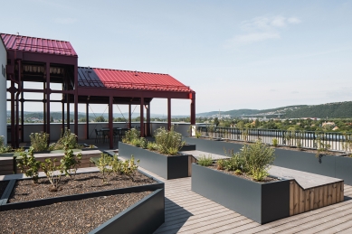 LOXIA presents residential building C in the Modřanský sugar factory project. Exceptionally environmentally friendly with a connection to the industrial history of the site - foto: Petr Polák
