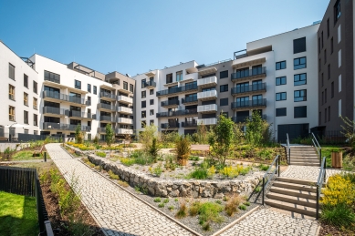LOXIA presents residential building C in the Modřanský sugar factory project. Exceptionally environmentally friendly with a connection to the industrial history of the site - foto: David Izák