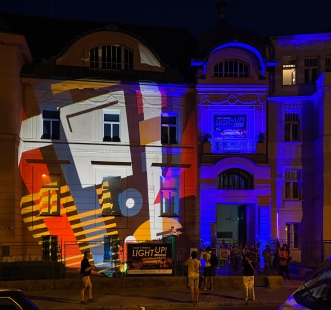 Light installations and video mapping attract visitors to the gardens of Brno villas until Sunday - foto: Petr Šmídek, 2026