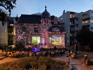 Light installations and video mapping attract visitors to the gardens of Brno villas until Sunday - foto: Petr Šmídek, 2026