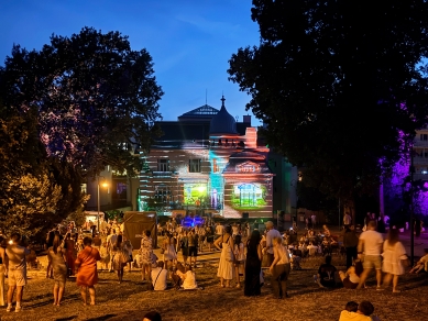 Light installations and video mapping attract visitors to the gardens of Brno villas until Sunday - foto: Petr Šmídek, 2026