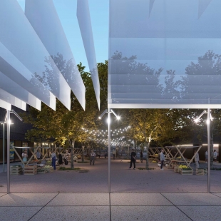 Prague 8 has chosen the future shape of the space near the Ládví metro station C