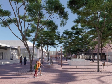 Prague 8 has chosen the future shape of the space near the Ládví metro station C