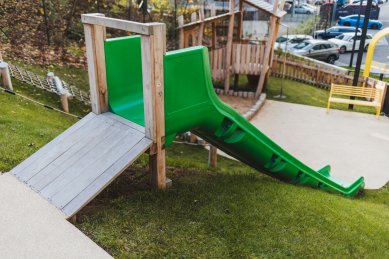 <h1>Uneven Terrain as Part of the Playground Design</h1>