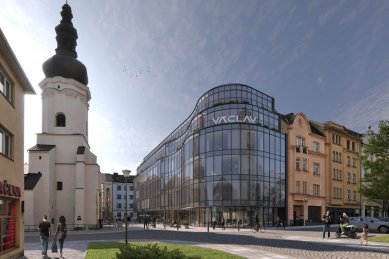 The construction of the multifunctional building Václav in the center of Ostrava is entering its final phase
