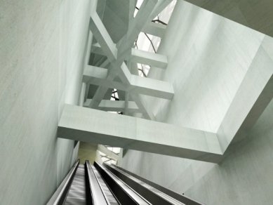 Kék v Kruhu - Stanice metra - foto: © sporaarchitects