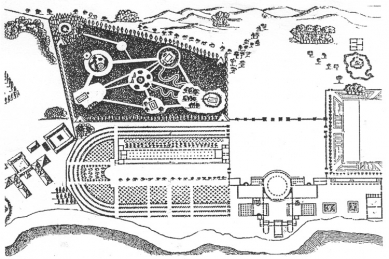 Vznik, vývoj a současnost zahradní (krajinářské) architektury - Villa Laurentium Plinia ml. - poblíž Říma - foto: archiv autora