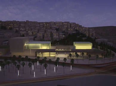 Výsledky soutěže na jordánské kulturní centrum Darat King Abdullah II - Návrh Kerry Hill Architects, Singapur