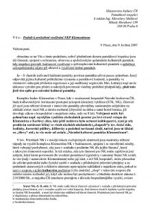 Podnět k prošetření využívání NKP Klementinum - foto: Petiční výbor