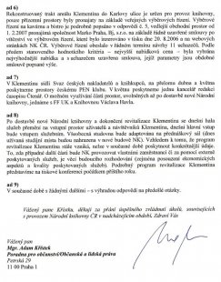 Odpověď generálního ředitele NK na žádost o poskytnutí informací - foto: archiv redakce