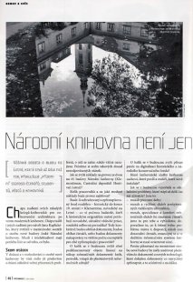 Národní knihovna není jen "velká stavba" - foto: Přítomnost jaro/2008, str. 46-47