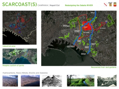 Čestná uznání za projekty v Belgii, Itálii a Srbsku - Luigi Centola: Rekultivace nábřeží, Itálie<br>East Naples: redesigning the Sebeto River.