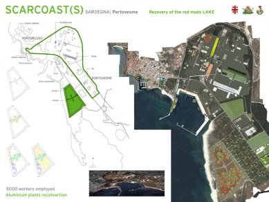 Čestná uznání za projekty v Belgii, Itálii a Srbsku - Luigi Centola: Rekultivace nábřeží, Itálie<br>Portovesme: recovery of the Red Muds Lake.