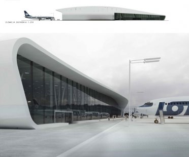 Nový terminál pro Lublinské mezinárodní letiště - foto: ARE architects