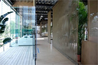V Pekingu si developeři postavili "zelený" showroom - foto: Vector Architecture