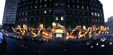 Fascinující realizace designéra Thomase Heatherwicka - Výkladní skříň prodejny pobočky Harvey Nichols v Knightsbridge - foto: heatherwick.com