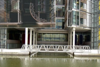 Fascinující realizace designéra Thomase Heatherwicka - Rolling Bridge, Paddington Basin, Londýn - foto: heatherwick.com