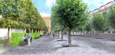 Město Dobříš má připravený projekt k rekonstrukci náměstí - foto: FAM Architekti, s.r.o.