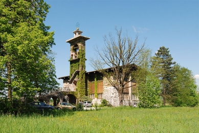 Přednáška Damjana Prelovšeka v Praze - Kostel sv. Michala na Lublaňských blatech, Črna Vas 1937-38 - foto: Petr Šmídek, 2008