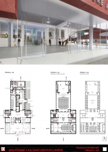 Results of the competition: Social and Cultural Center in Kuřim - 2nd prize – RADAARCHITEKTI s.r.o., Brno