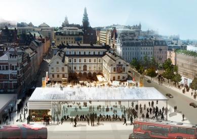 Stockholmský Slussen bude revitalizován dle návrhu Foster + Partners - foto: Foster + Partners