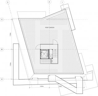 V norském Hamarøy bude otevřeno Centrum Knuta Hamsuna od Stevena Holla - Půdorys střechy - foto: Courtesy Steven Holl Architects