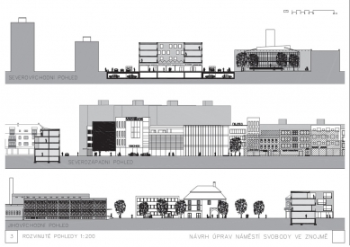 Results of the Competition for the Renovation of Freedom Square in Znojmo - 1st place: Ing. arch. Petr Hurník, Jakub Kopec, Jiří Vítek, Jaroslav Sedlák, and Ondřej Bartůšek