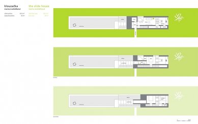 Galerie VŠUP: Pozvánka do „malého“ domu A1Architects - KLOUZAČKA, Marta Maštálková / užitná plocha 85,5 m2, zastavěná plocha 90 m2 - foto: A1Architects