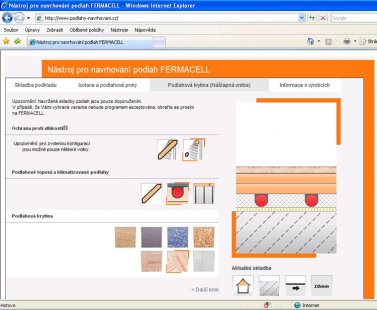 Nový softwarový nástroj pro navrhování podlah FERMACELL