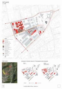 Results of the Sun City competition in Prague-Zbraslav - 3rd prize - A.LT ARCHITEKTI v.o.s., Ing. arch. Petr Lacko, Ing. arch. Filip Tittelbach, Ing. arch. Lenka Dvořáková, Ing. arch. Markéta Burešová, Ing. arch. Tereza Schneiderová