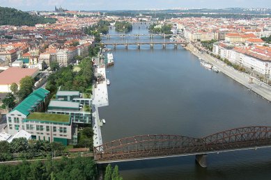 V Praze vyroste hotel s vlastním přístavem - foto: Šafer Hájek Architekti
