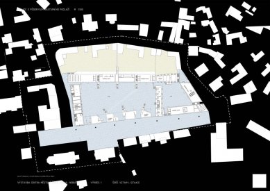 Výsledky soutěže na výstavbu centra městské části Praha-Nebušice - 3. cena - Ing. arch. Ondřej Dušek a Ing. arch. Michal Bartošek