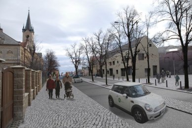 Výsledky soutěže na výstavbu centra městské části Praha-Nebušice - Odměna - EKOEGNINEERING CZ, Ing. arch. Radim Kounek, Ing. arch. Zuzana Hocková, Ing. Jaroslav Lesenský