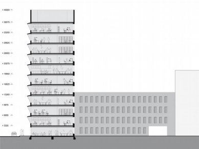 Soutěžní návrh budovy Siemens v Hengelo od NL architects  - foto: NL Architects