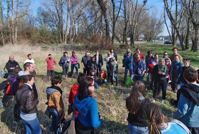 Z průběhu studentského workshopu Trojská louka  - foto: Petr Šmídek, 2010