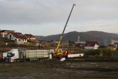 RD Rýmařov postavil pasivní dům s difúzně otevřenou konstrukcí, který vznikl na bázi typového projektu domu Kubis Lumio - Stav z listopadu 2009