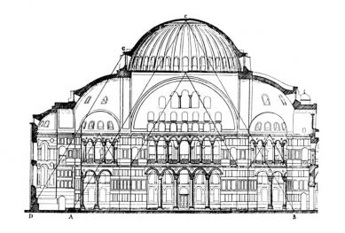 Mirko Baum: Forma sleduje vědu - Geometrická analýza chrámu Hagia Sophia - foto: Otto Schubert, Gesetz der Baukunst