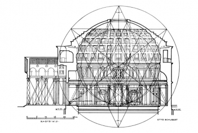 Mirko Baum: Forma sleduje vědu - Geometrická analýza Pantheonu - foto: Otto Schubert, Gesetz der Baukunst