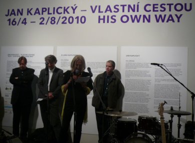 Jan Kaplický – Vlastní cestou - Vernisáž, 15. 4. 2010 - foto: Archiweb