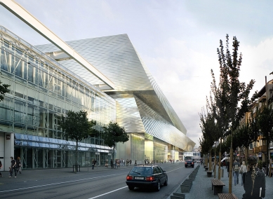 Messezentrum Basel 2012 od H&deM - foto: Herzog & de Meuron