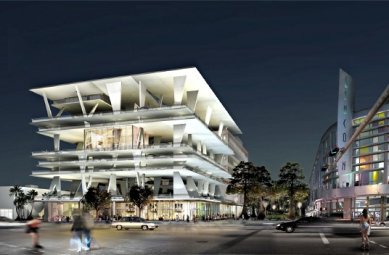 Parkovací dům v Miami od H&deM - Vizualizace - foto: Herzog & de Meuron