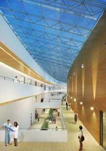 Architekti Zbigniew Reszka, Michał Baryżewski a Michał Afeltowic navrhli nové Centrum invazivní medicíny v Gdańsku 