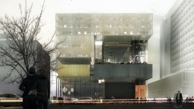Soutěž na podobu nového tanečního divadla v Haagu - foto: Office for Metropolitan Architecture