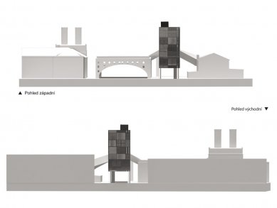 Filip Kotlář - nová sladovna Olomouc - Pohled východní a západní - foto: Filip Kotlář