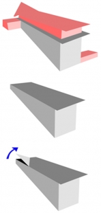 Václav Odvárka - Objekty hromadné rekreace - Diagram - hmotová redukce