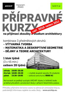 ARCHIP zahajuje přípravné kurzy