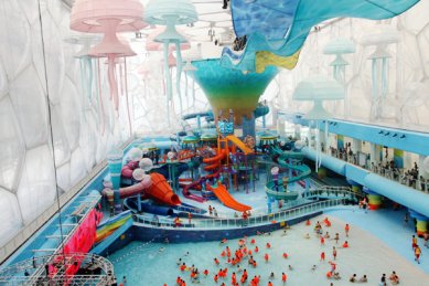 Water Cube two years after the Beijing Olympics