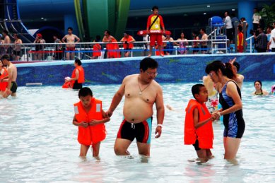 Water Cube two years after the Beijing Olympics